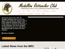 Tablet Screenshot of mrcrottweiler.org